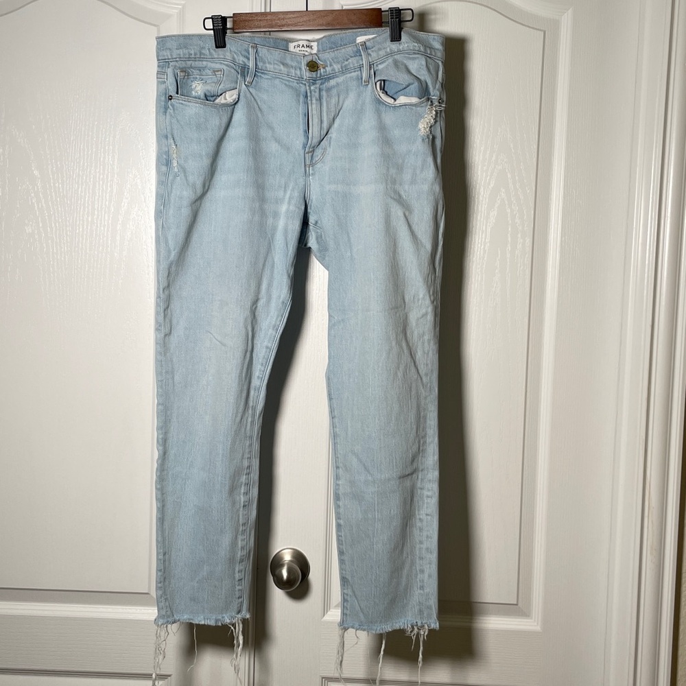 Frame Denim Sky Blue Jeans